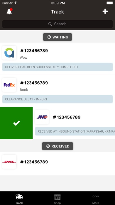 PaketQ - Track Shipments iPhone PaketQ - Track Shipments iPhone