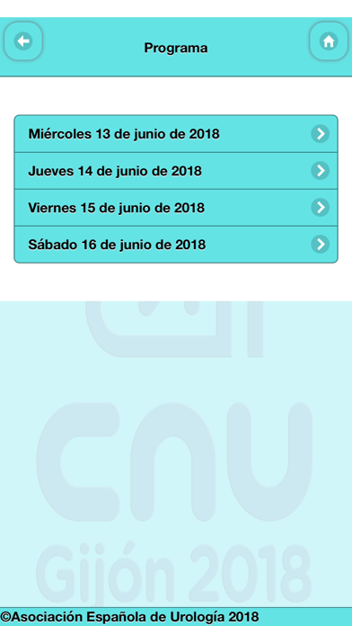 LXXXIII Congreso de Urología screenshot 2