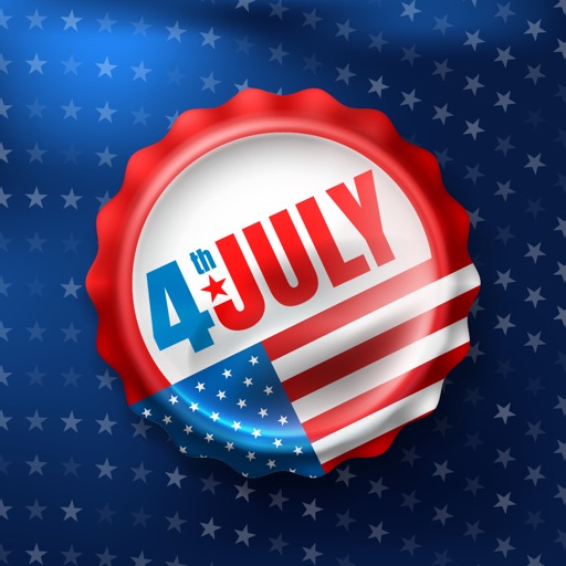 Independence Day 4th July USA icon