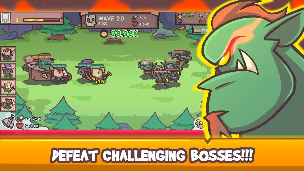 Idle Hero Defense Hack screenshot 6 - iOS game interface