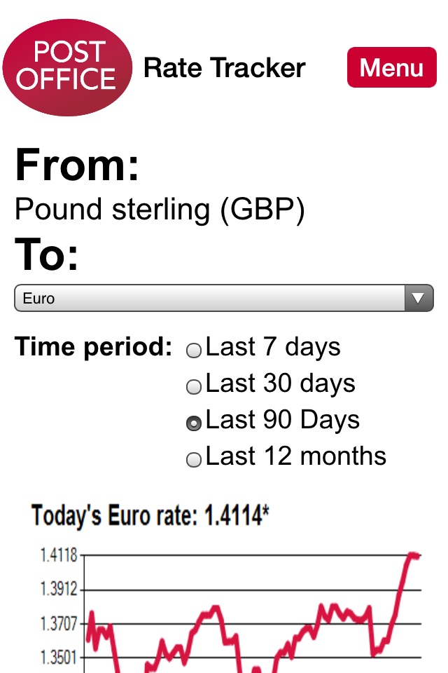 Post Office Currency Converter screenshot 3