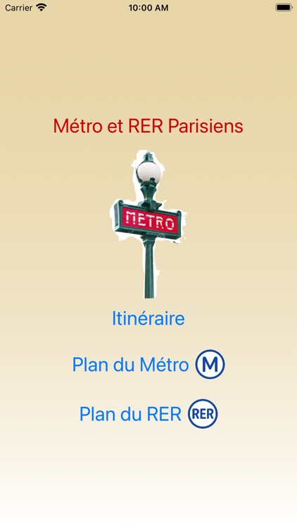 Métro RER de Paris