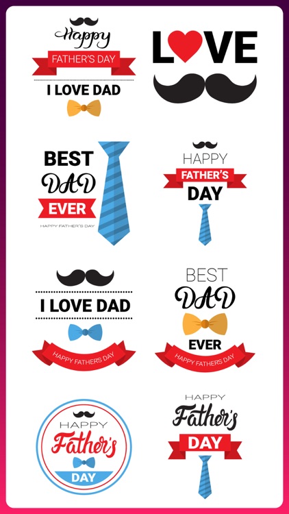 Sticker Pack for Father's Day