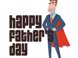 Happy Fathers' Days Stickers