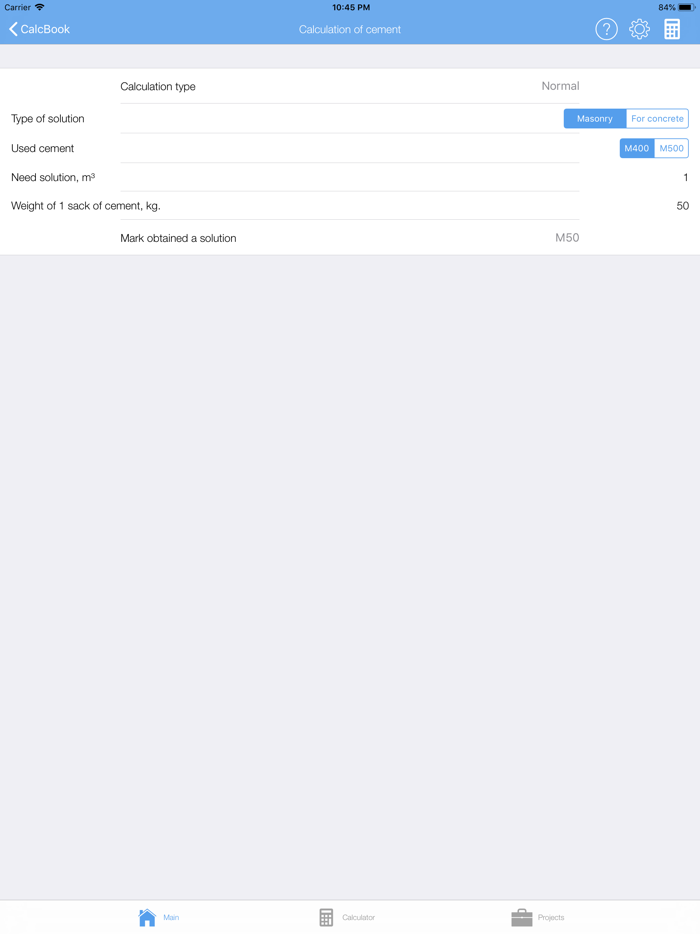 CalcBook - building calculator
