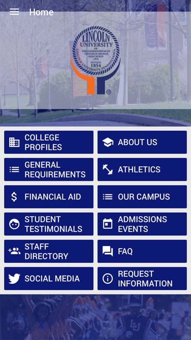 How to cancel & delete Lincoln University Admissions from iphone & ipad 1