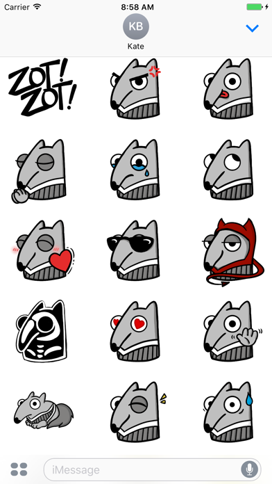 Anteater Sticker Pack screenshot 3