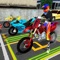 Enjoy the most realistic and HD city environment in this motorcycle parking game