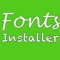 Install Any Fonts on your iPhone/iPad and  access in all other applications which support Font select on your iPhone/iPad