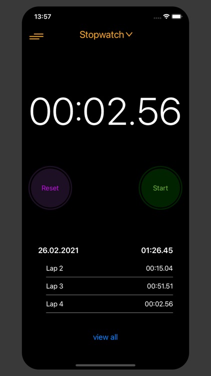 Stopwatch for Sport & Work