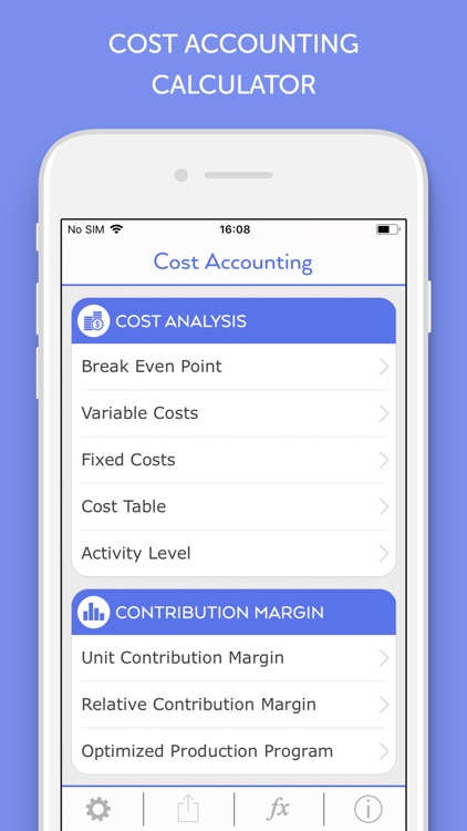 Cost Accounting Calculator screenshot-0