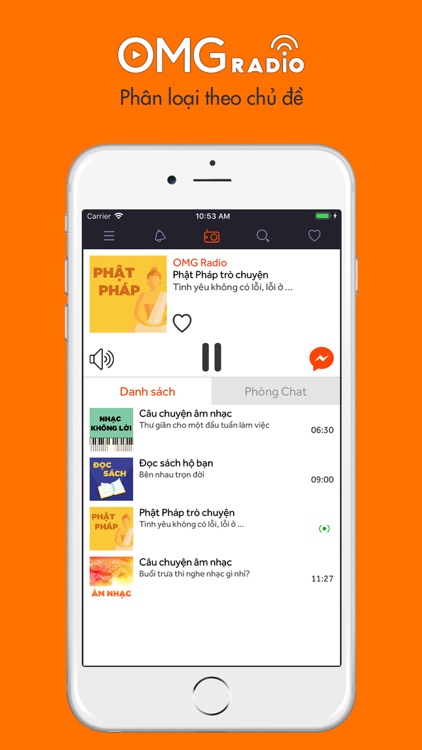 OMG Radio - Mạng Radio online