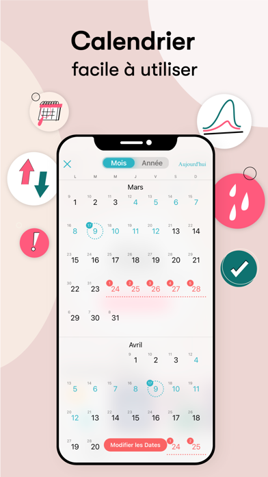 Télécharger Mon Calendrier des Règles Flo pour iPhone sur l'App Store