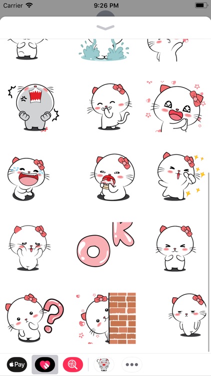 Funny Kitty Cutie Stickers screenshot-4