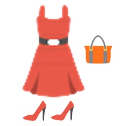 Clothes And Shoes Icon Sticker