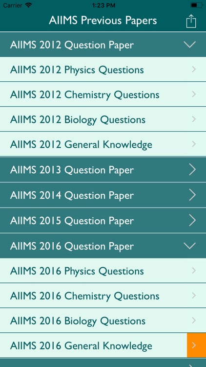 AIIMS Previous Papers screenshot-3