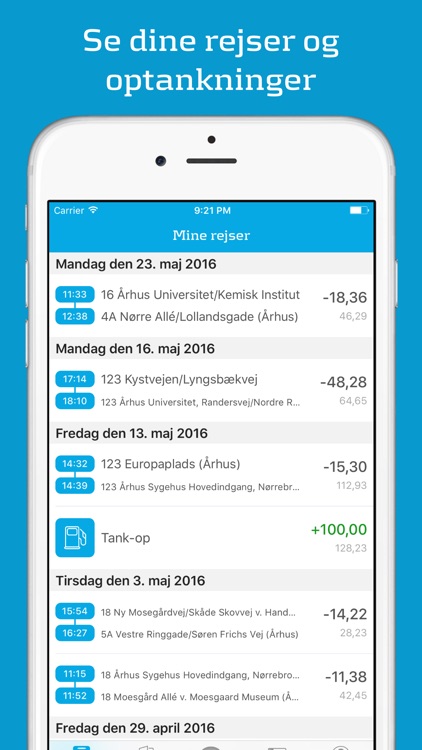 Selvbetjening til Rejsekort