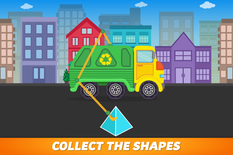 Shapes Garbage Truck For Kids screenshot 3