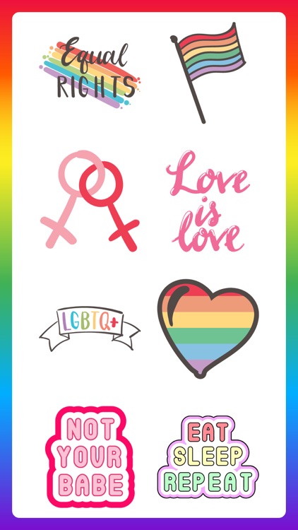 80+ Pride Love Sticker Pack screenshot-4