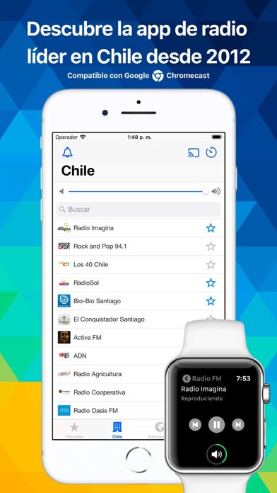 How to cancel & delete Radio Chile - Radios en vivo from iphone & ipad 1