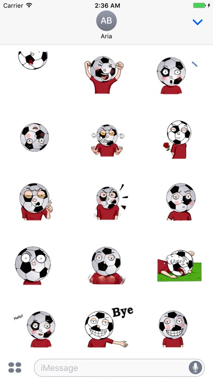 Boys Love Soccer Emoji Sticker