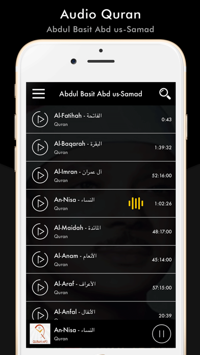 Mp3 Quran by Abdul Basit screenshot 4