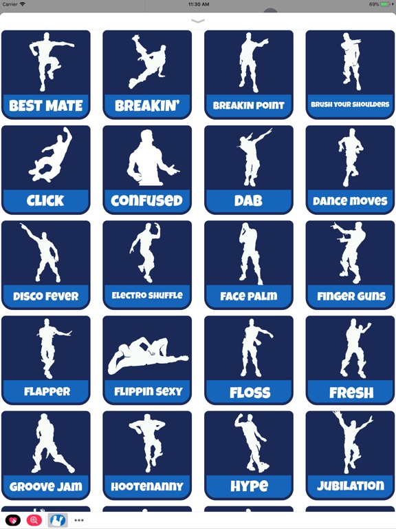 Fortnite Dance Emotes Icons