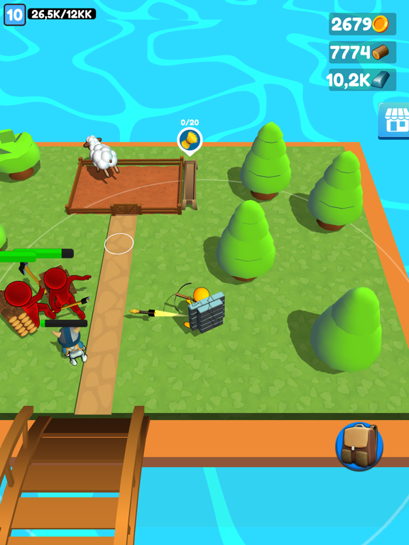 Buildy Island 3d:農業農場,木を切るゲームのおすすめ画像5