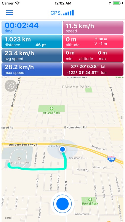Trackyzer: Cycling & Running