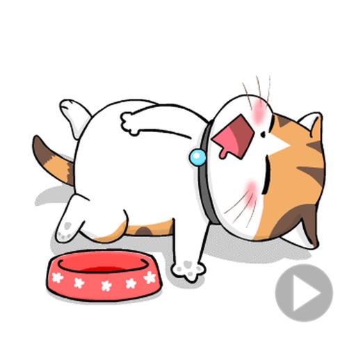 A Little Cute Cat Stickers by Phuong Ho