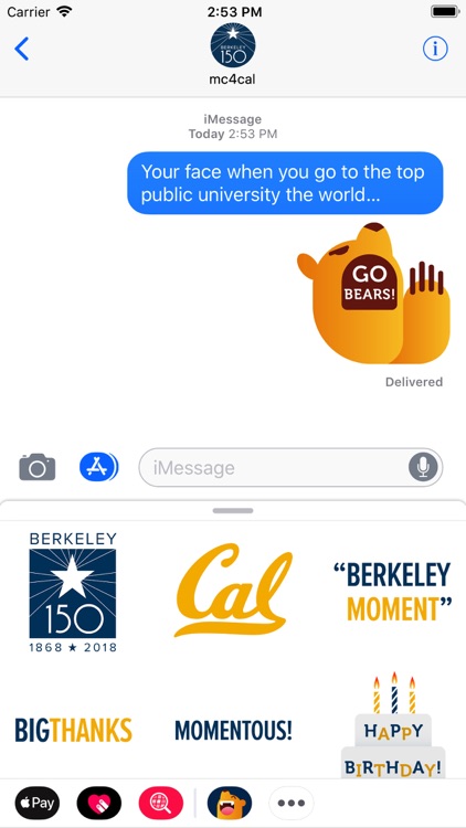Cal Bears Stickers