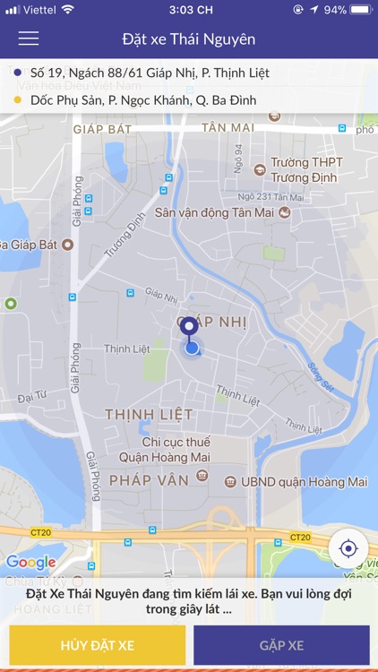 Đặt Xe Thái Nguyên