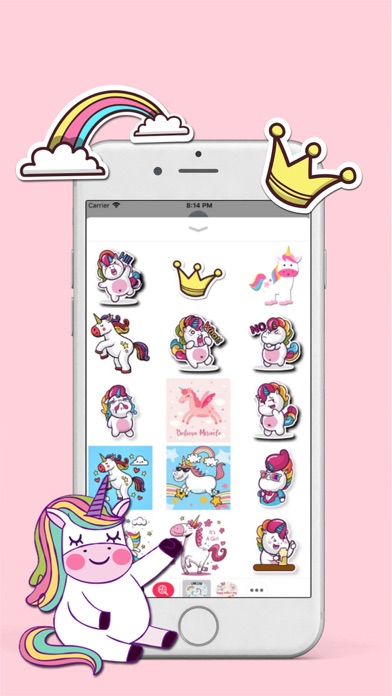 Unicorn World Stickers screenshot 3