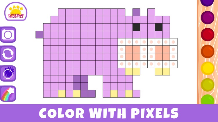 Pixel & Tangram games for baby screenshot-0