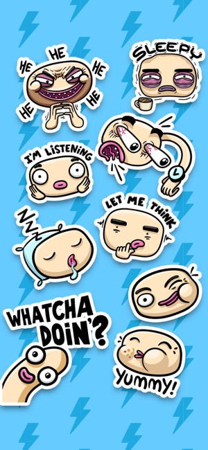 Pretty Funny Faces Stickers(圖2)-速報App