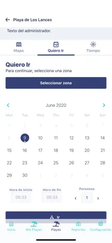 Screenshot 5 Mi Playa Aforo iphone