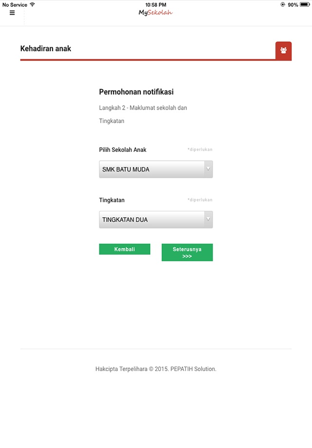 PEPATIH MySekolah screenshot 4