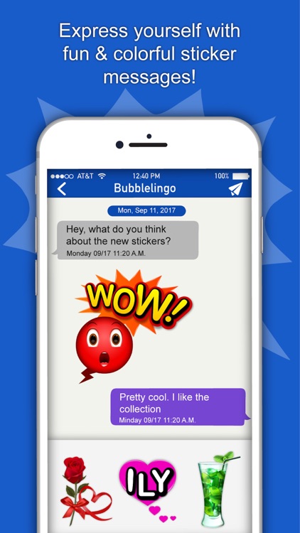 Bubblelingo - Messenger screenshot-4