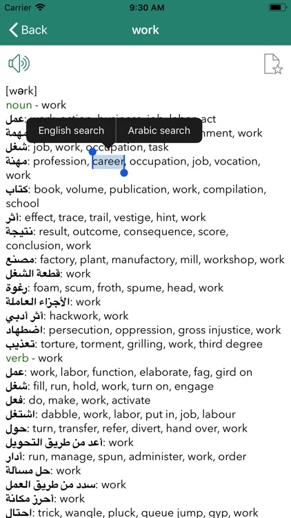 AEDICT - English Arabic Dict screenshot-3