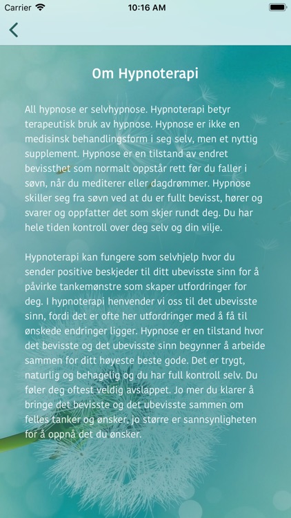 Gå ned i vekt med hypnoterapi screenshot-4