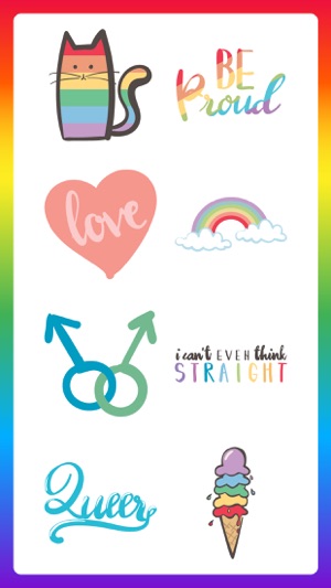 80+ Pride Love Sticker Pack(圖2)-速報App