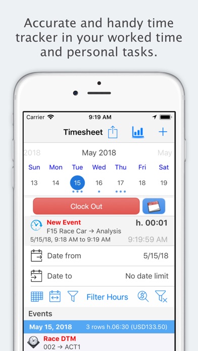 How to cancel & delete Hours Keeper - Time Tracker from iphone & ipad 1