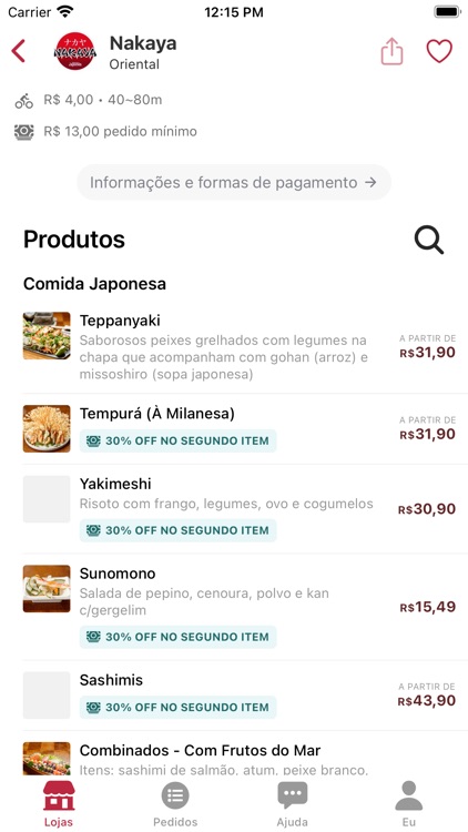 SeuMenu - Delivery de Comida