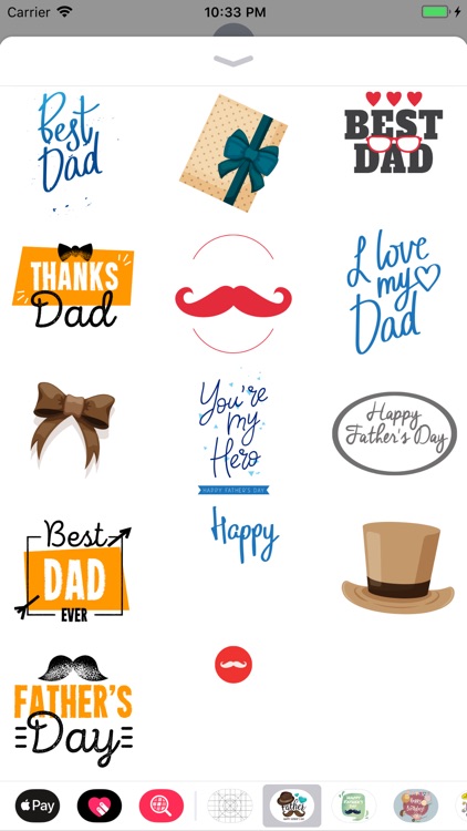 Animated Fathers Day Stickers
