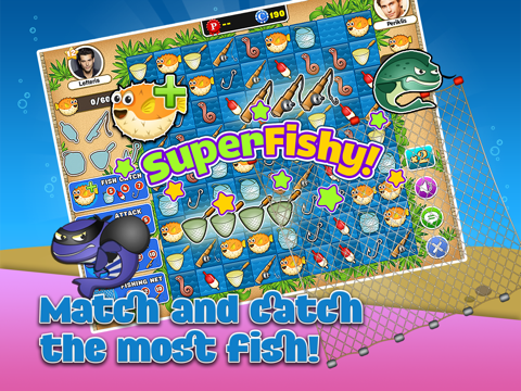 Fishing Duels: матч3 (матч 3) для iPad