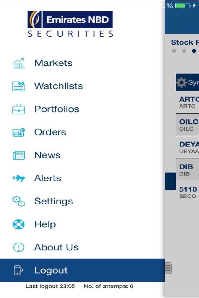 eBroker Mobile screenshot 2