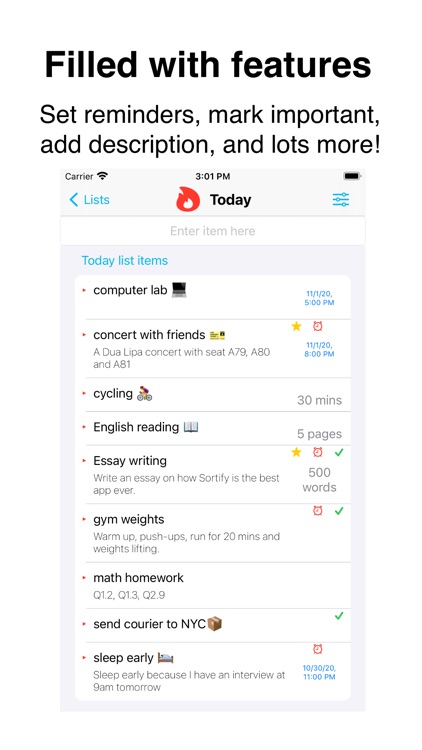 Sortify: Pocket Planner