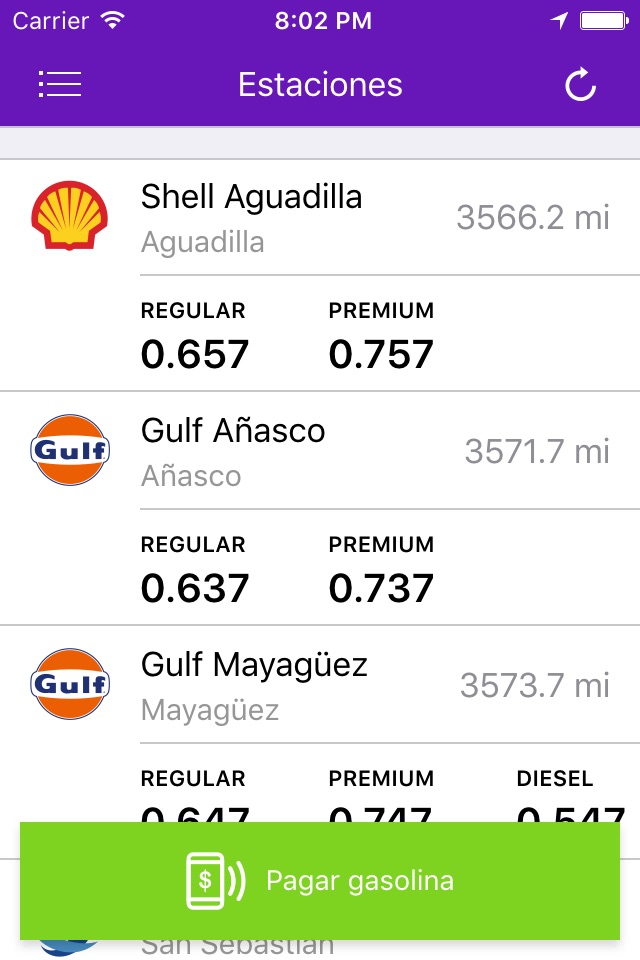 Gasolina Móvil screenshot 2