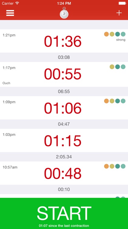 Contraction Timer - Time labor