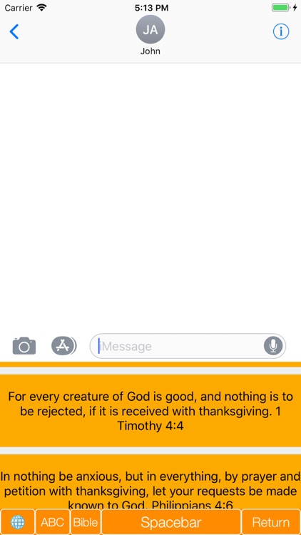 Bible Verse Keyboard